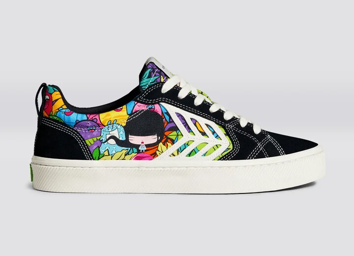 CATIBA PRO Low Black Suede Toz Canvas Sneaker Men - Image 3