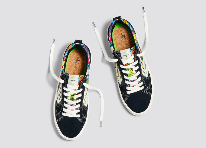CATIBA PRO Low Black Suede Toz Canvas Sneaker Women - Image 7