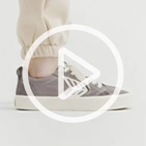CATIBA PRO Low Charcoal Grey Suede and Canvas Contrast Thread Ivory Logo Sneaker Women - Image 9