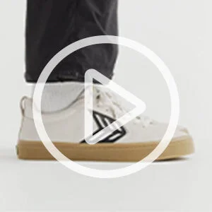 CATIBA PRO Low Gum Vintage White Suede and Canvas Black Logo Sneaker Men - Image 9