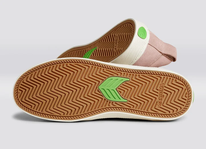 CATIBA PRO Low Rose Suede and Canvas Ivory Logo Sneaker Men - Image 5