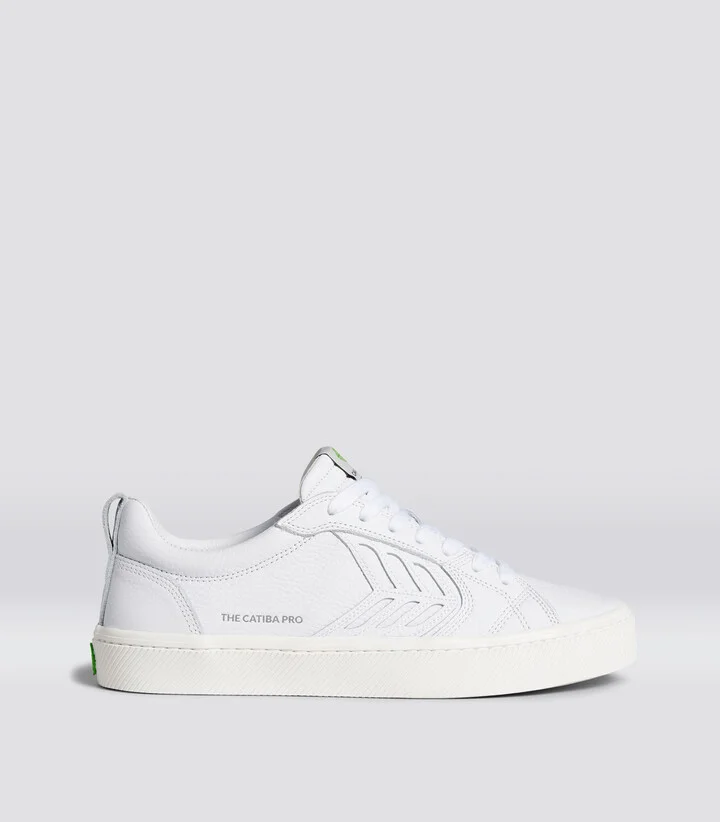 CATIBA PRO Low White Premium Leather Sneaker Men