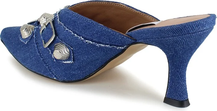 Catrin Pointed Toe Mule - Image 8