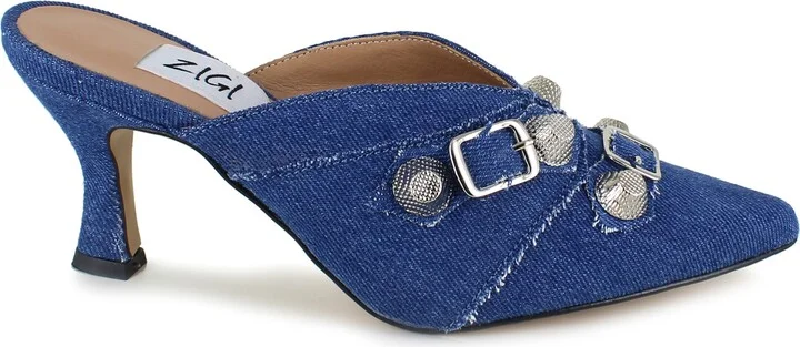 Catrin Pointed Toe Mule - Image 9