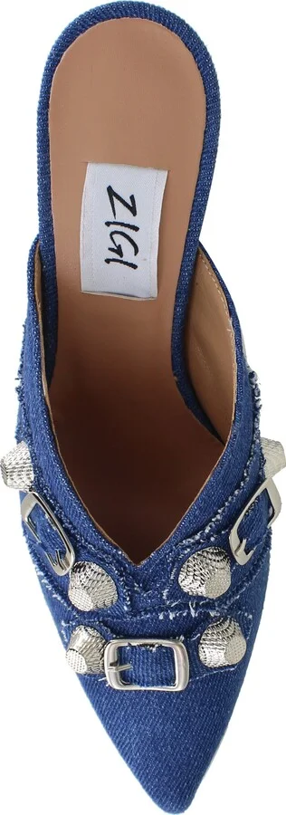 Catrin Pointed Toe Mule - Image 11