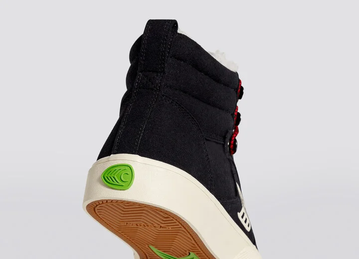 CATURI Black Suede Ivory Logo Boot Men - Image 7