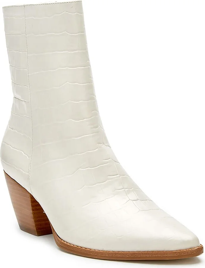 Caty Western Pointed Toe Bootie