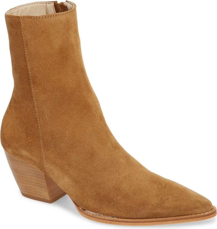 Caty Western Pointed Toe Bootie