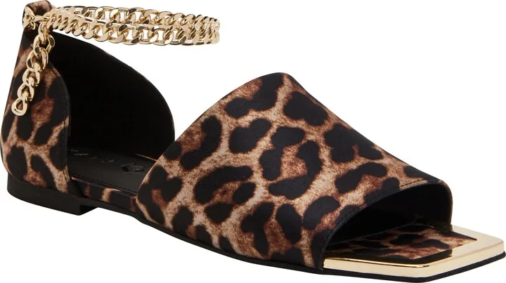 Caught Up Square Toe Anklet Sandal