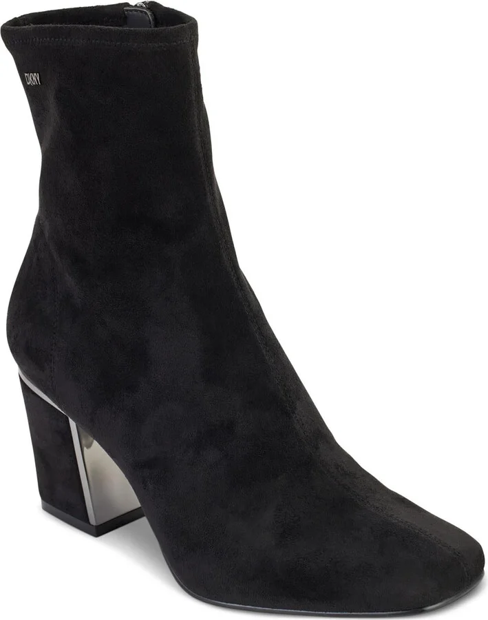 Cavale Womens Faux Suede Ankle Boots