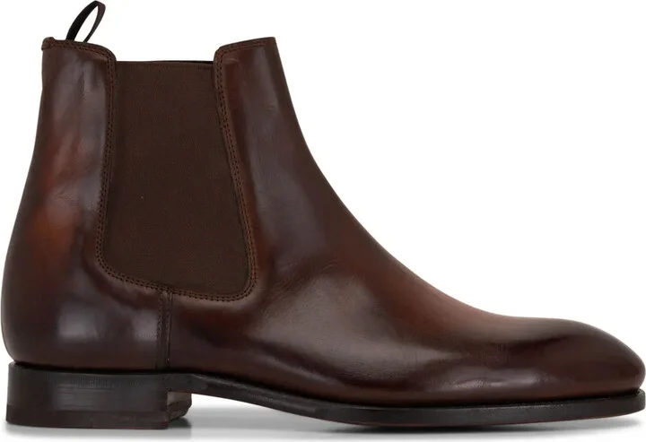 Cavaliere almond-toe leather boots