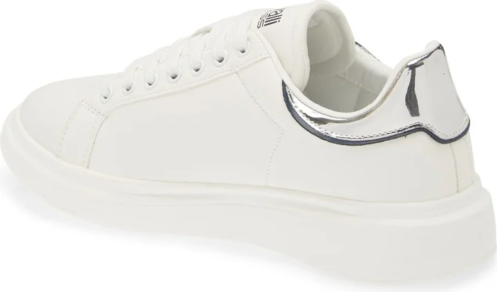 Cavalli Class Metallic Trim Low Top Sneaker - Image 2