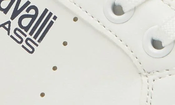 Cavalli Class Metallic Trim Low Top Sneaker - Image 7