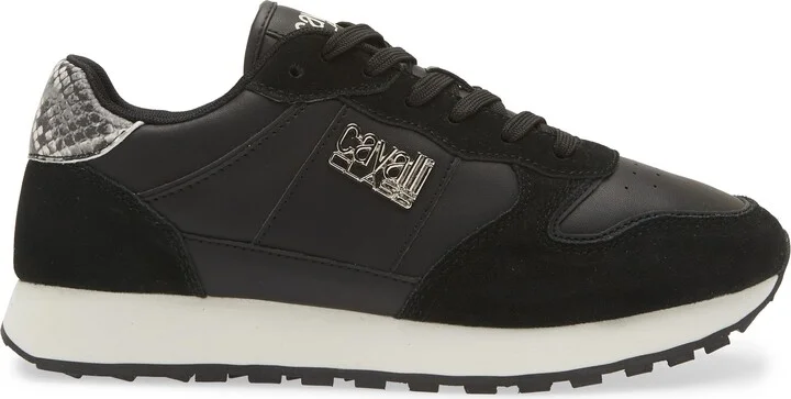 Cavalli Class Snake Embossed Runner Shoe - Image 4