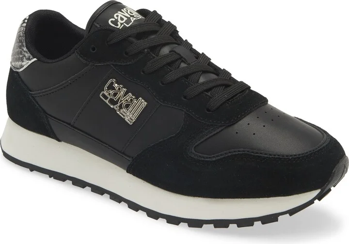 Cavalli Class Snake Embossed Runner Shoe