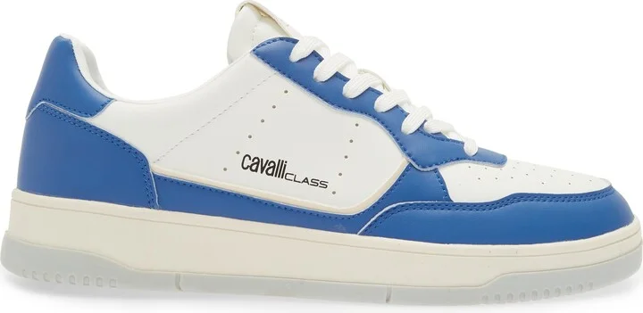 Cavalli Class Two-Tone Perforated Low Top Sneaker - Image 4
