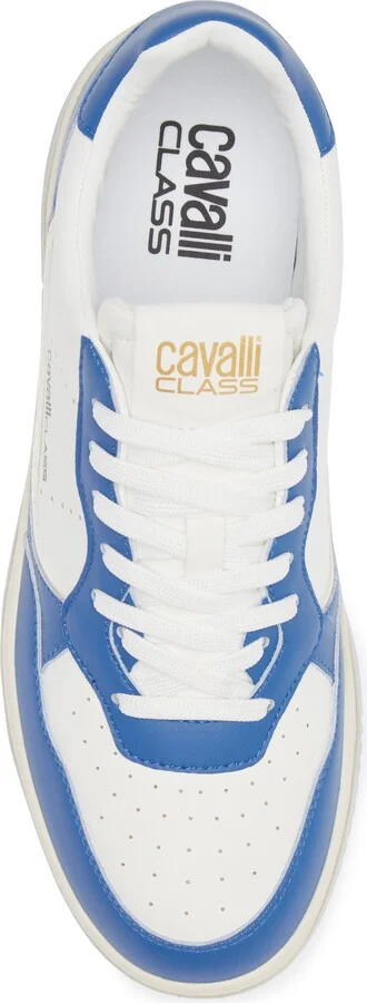 Cavalli Class Two-Tone Perforated Low Top Sneaker - Image 5