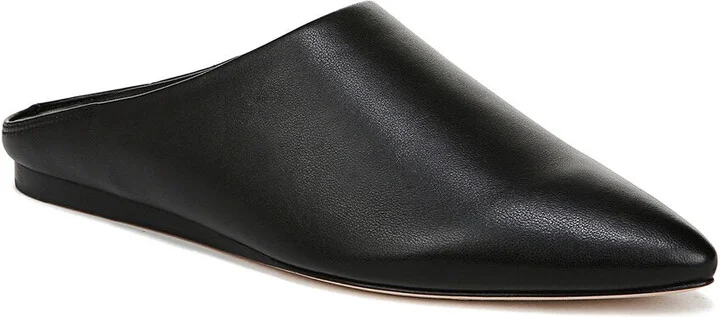 Cay Slip On-B Leather Mule
