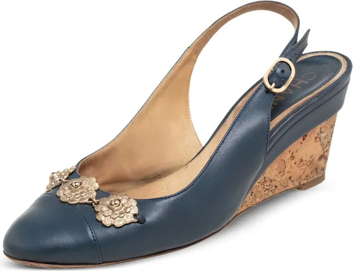 CC wedge slingback sandals - Image 2