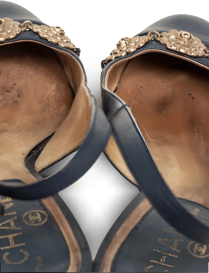 CC wedge slingback sandals - Image 5