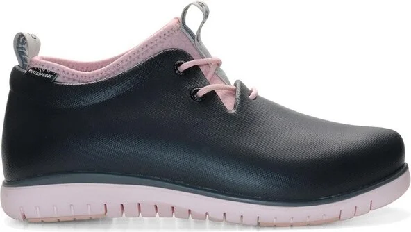 Ccilu Panto Ria Low Top Ankle Boot Lace-up Rainboots Black/Crystal Pink