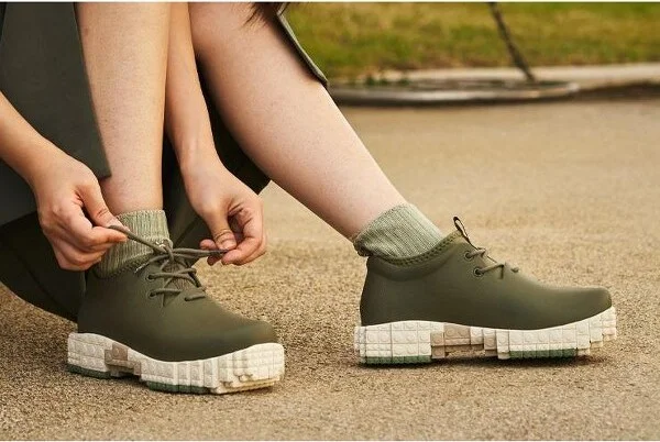 Ccilu XpreSole Blocks Men Low Top Ankle Eco-friendly Boots Slip-Resistant, , , Rainboots Matcha Au Lait - Image 2