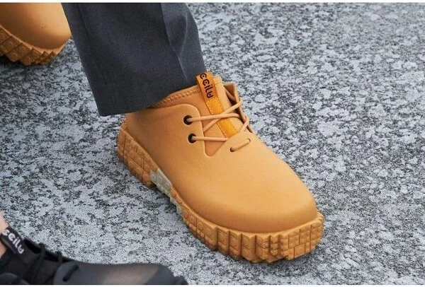 Ccilu XpreSole Blocks Men Low Top Ankle Eco-friendly Boots Slip-Resistant, , , Rainboots Matcha Au Lait - Image 5