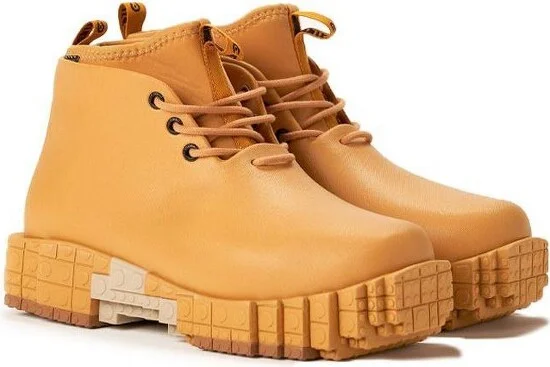 Ccilu XpreSole Blocks Women High Top Ankle Eco-friendly Boots Slip-Resistant, , , Rainboots Pumpkin Spice Latte - Image 2