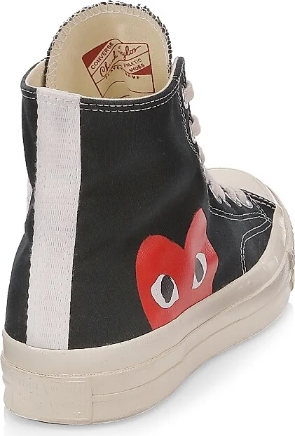 CdG PLAY x Converse Men's Chuck Taylor All Star High-Top Sneakers - Beige - Size 12 - Image 3