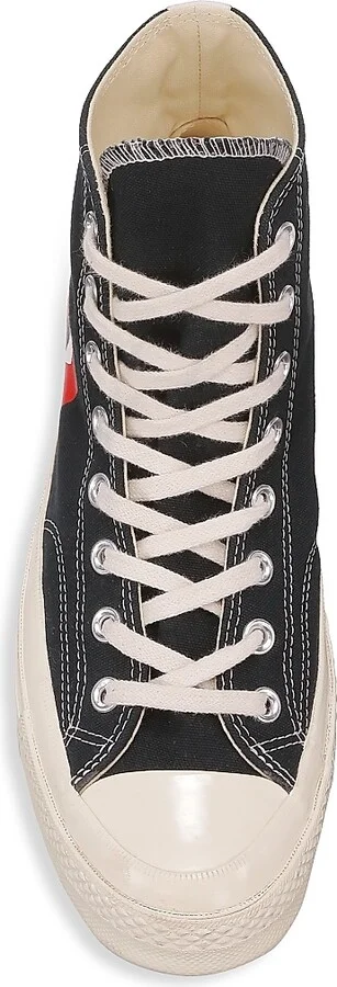 CdG PLAY x Converse Men's Chuck Taylor All Star High-Top Sneakers - Beige - Size 12 - Image 5