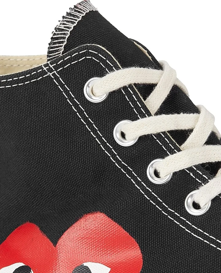 CdG PLAY x Converse Men's Chuck Taylor All Star High-Top Sneakers - Beige - Size 12 - Image 6