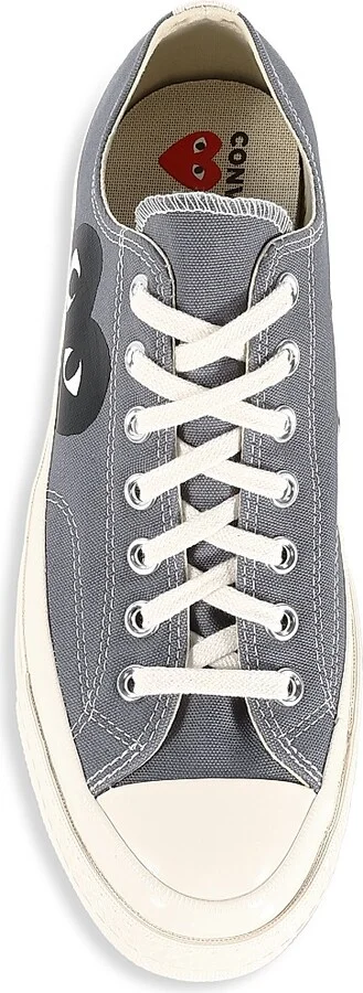 CdG PLAY x Converse Men's Chuck Taylor All Star Low-Top Sneakers - Blue - Size 8 - Image 5