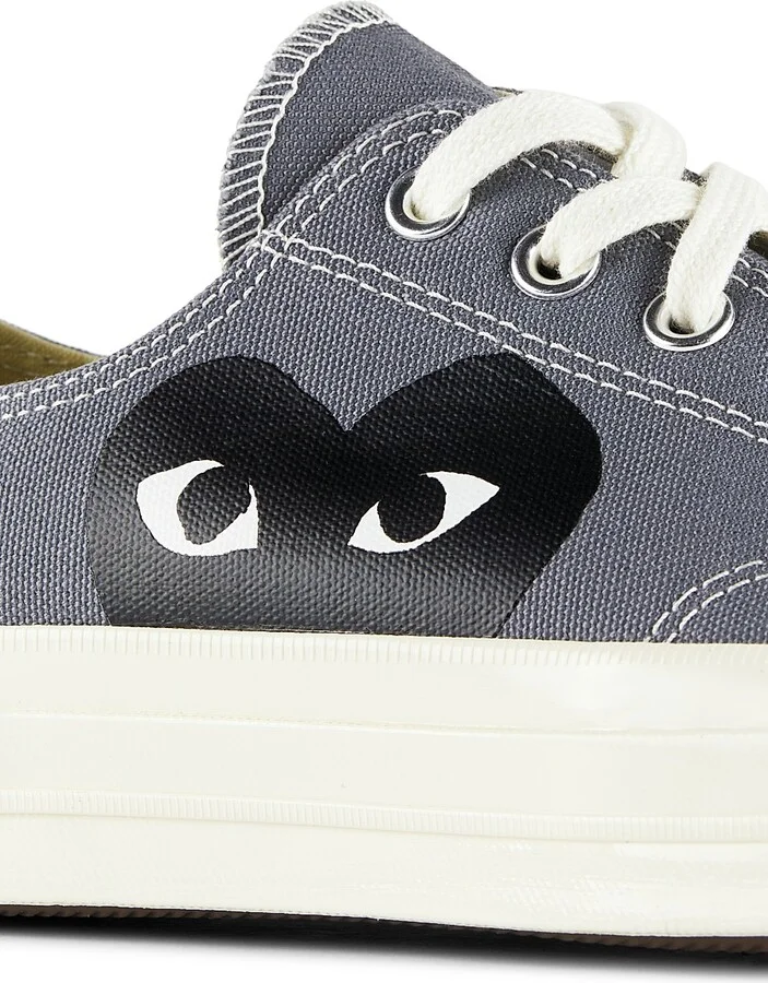 CdG PLAY x Converse Men's Chuck Taylor All Star Low-Top Sneakers - Blue - Size 8 - Image 6