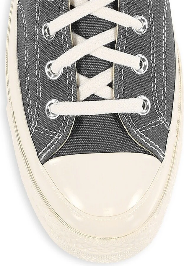 CdG PLAY x Converse Men's Chuck Taylor All Star Single Heart High-Top Sneakers - Blue - Size 10 - Image 4
