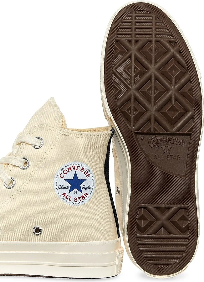 CdG PLAY x Converse Women's Chuck Taylor All Star Peek-A-Boo High-Top Sneakers - Black - Size 5 - Image 11