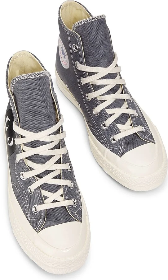 CdG PLAY x Converse Women's Chuck Taylor All Star Peek-A-Boo High-Top Sneakers - Blue - Size 5 - Image 9