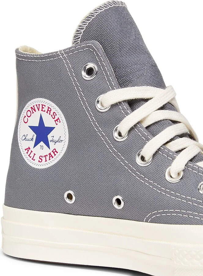 CdG PLAY x Converse Women's Chuck Taylor All Star Peek-A-Boo High-Top Sneakers - Blue - Size 5 - Image 10