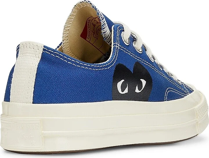 CdG PLAY x Converse Women's Chuck Taylor All Star Peek-A-Boo Low-Top Sneakers - Blue - Size 5 - Image 3