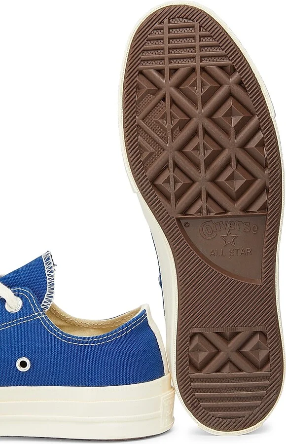 CdG PLAY x Converse Women's Chuck Taylor All Star Peek-A-Boo Low-Top Sneakers - Blue - Size 5 - Image 6