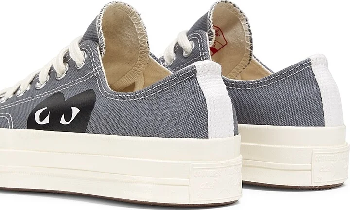 CdG PLAY x Converse Women's Chuck Taylor All Star Peek-A-Boo Low-Top Sneakers - Blue - Size 5 - Image 8