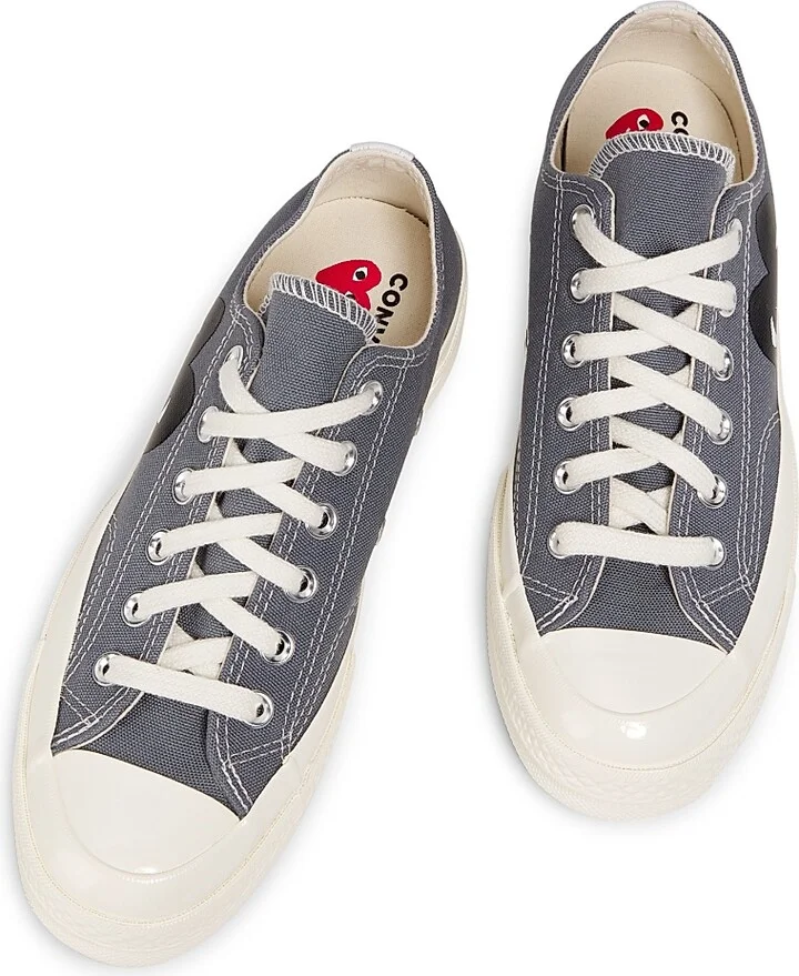 CdG PLAY x Converse Women's Chuck Taylor All Star Peek-A-Boo Low-Top Sneakers - Blue - Size 5 - Image 9