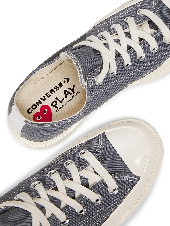 CdG PLAY x Converse Women's Chuck Taylor All Star Peek-A-Boo Low-Top Sneakers - Blue - Size 5 - Image 10