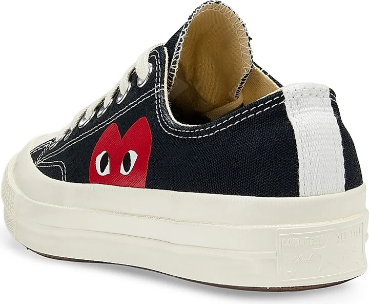 CdG PLAY x Converse Women's Chuck Taylor All Star Peek-A-Boo Low-Top Sneakers - White - Size 11 - Image 8