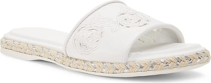 Ceala Leather Flat Sandals - Image 2