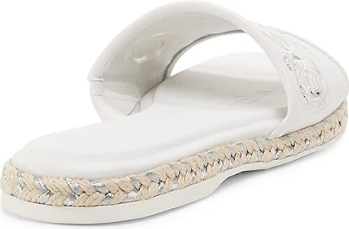 Ceala Leather Flat Sandals - Image 3