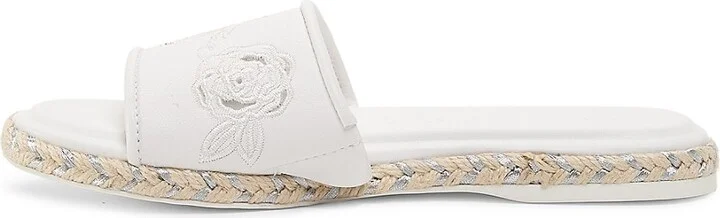 Ceala Leather Flat Sandals - Image 4