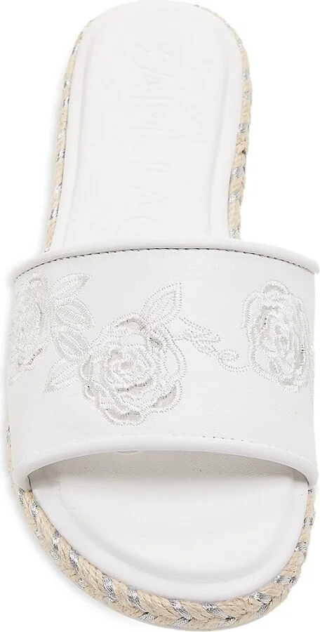 Ceala Leather Flat Sandals - Image 5