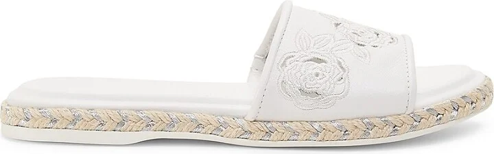 Ceala Leather Flat Sandals
