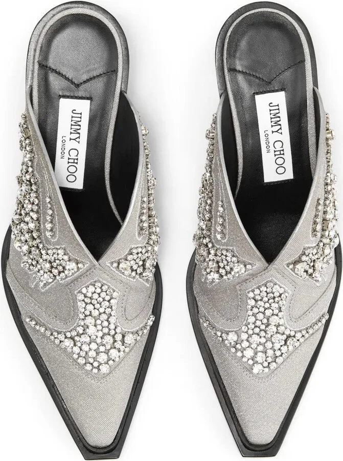 Cece 60mm glitter mules - Image 4