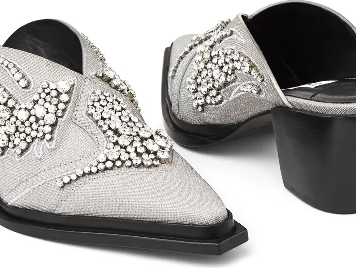 Cece 60mm glitter mules - Image 5